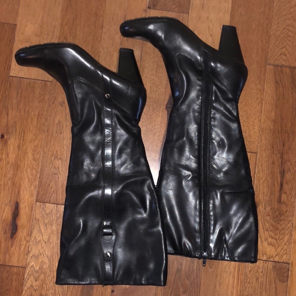 Naturalizer black tall boots